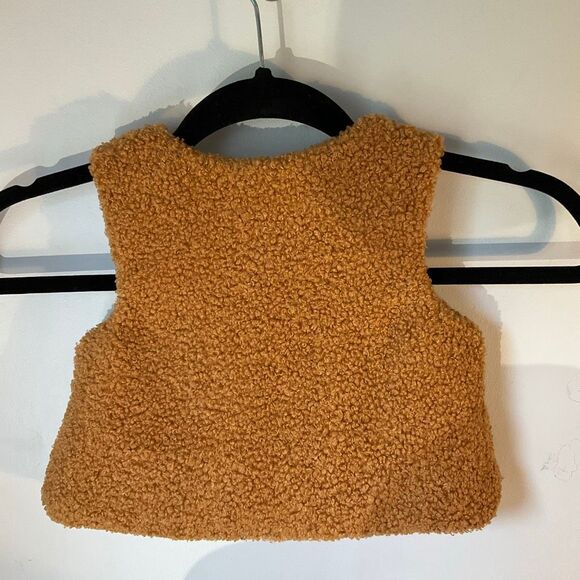 Rachel Zoe Teddy Vest for Baby, 12 Months. Tan. Adorbs - Picture 4 of 11
